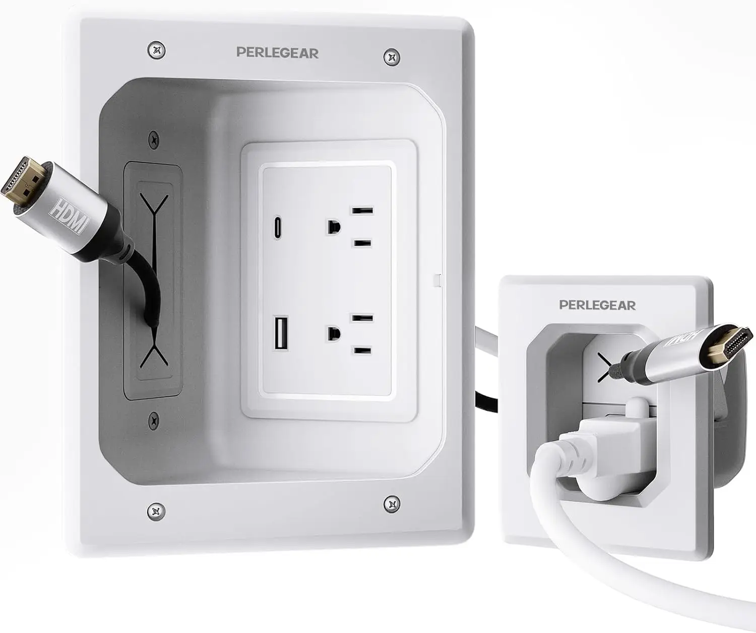 

Комплект для скрытой прокладки кабелей для телевизора с портами USB и Type-C, встроенным питанием, включает шаблоны для сверления и инструменты