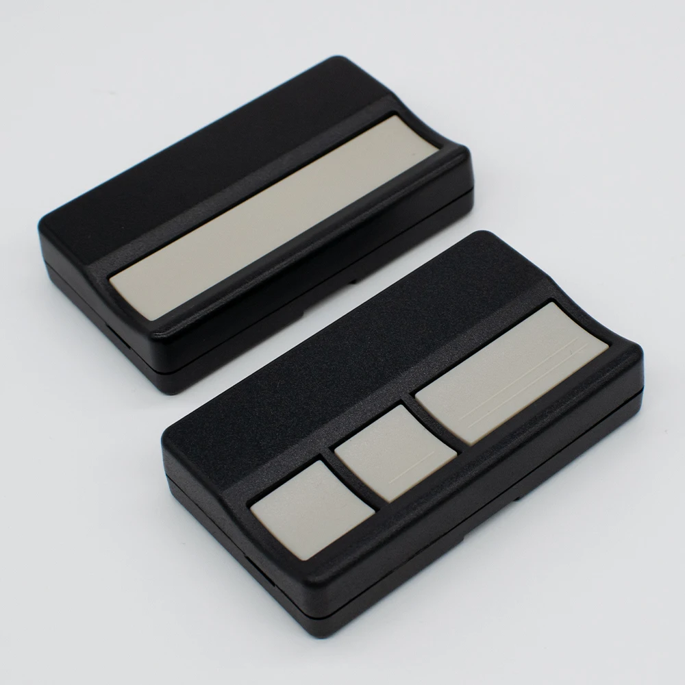 Chamberlain LiftMaster 971LM 973LM Keamanan + 390MHz Merah Oranye Tombol Belajar Pembuka Pintu Garasi Remote Control dengan Klip Visor