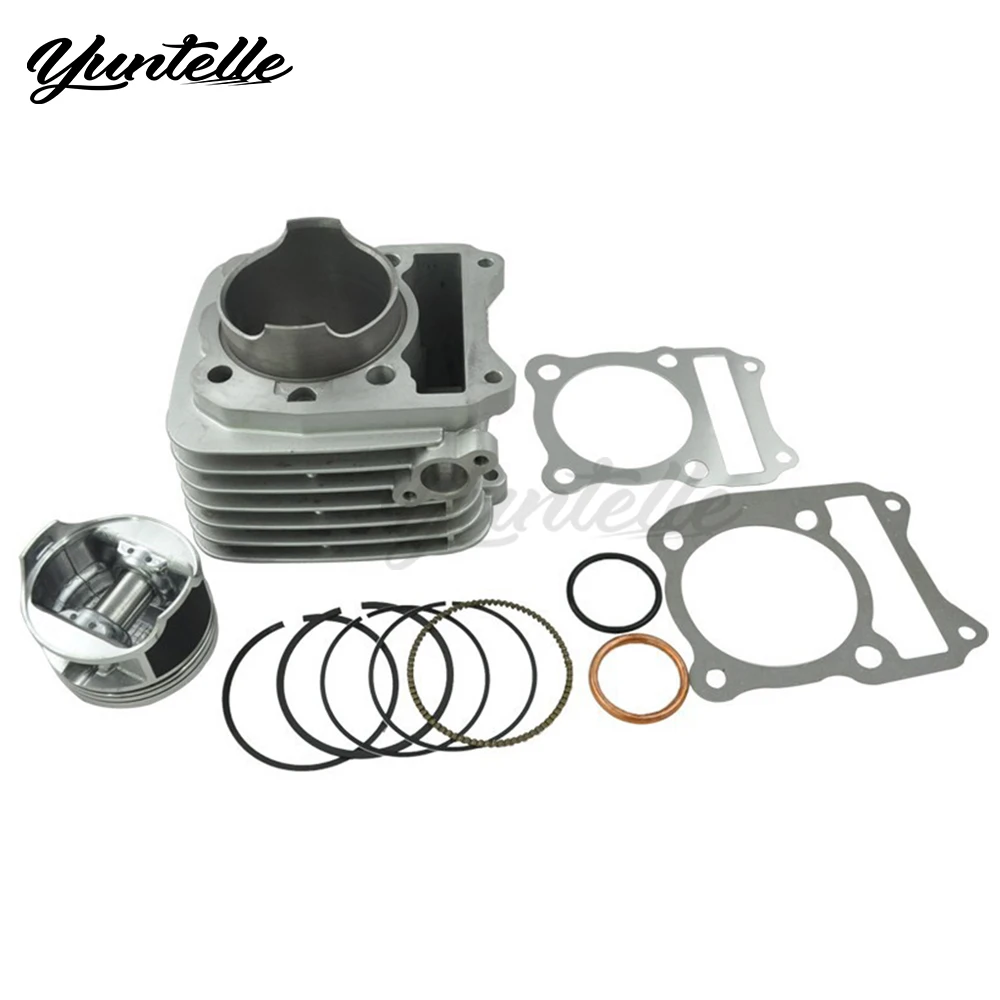 66mm Bore Cylinder Block Piston Ring Gasket Kit For Suzuki DF200 DR200 GS200 Djebel DR200S RV200 200cc Motorcycle Accessories