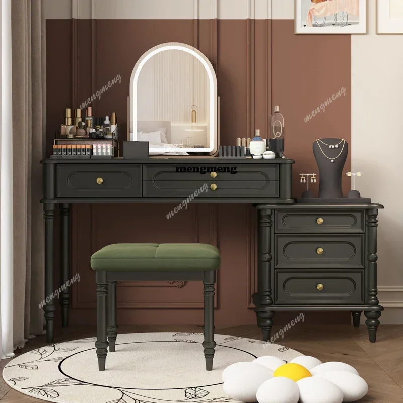 

Z136Storage Design Vanity Table With Drawers Style Trendy European Vanity Table With Mirror Tocador De Maquillaje Bedroom Furnit