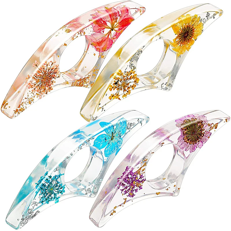 Bookstand Dry Flower Bookmark Thumb Book Support Resin Bookmark Presser Reading Assistant Bookring Dropping Glue Jewelry