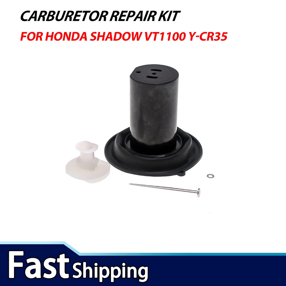 

Carburetor Diaphragm Plunger Assembly 33.9mm for Honda Shadow VT1100 Y-CR35 with Needle