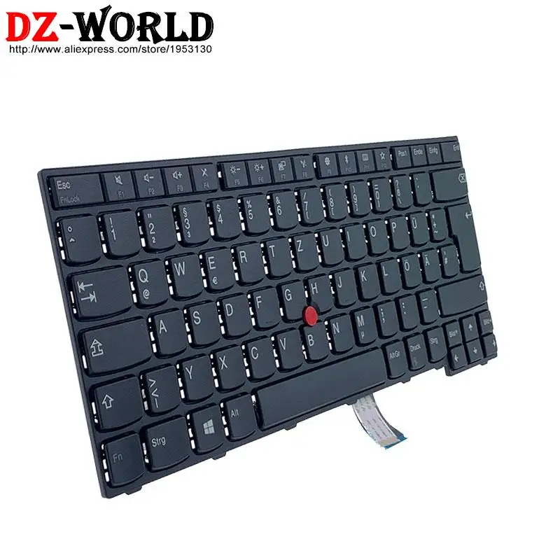 Imagem -06 - Qwertz de gr Alemão Sws Suíço si Esloveno sk Eslovaco hu Húngaro pl Polonês Teclado para Lenovo Thinkpad E470 c E475 Portátil