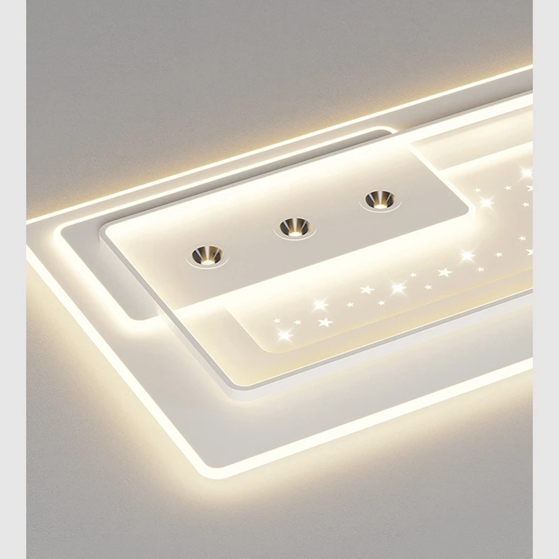 Imagem -06 - Moderna Luz de Teto Led com Holofotes Simplicidade Lustre Interior Decore Iluminação Lâmpadas Sala Quarto Original Novo