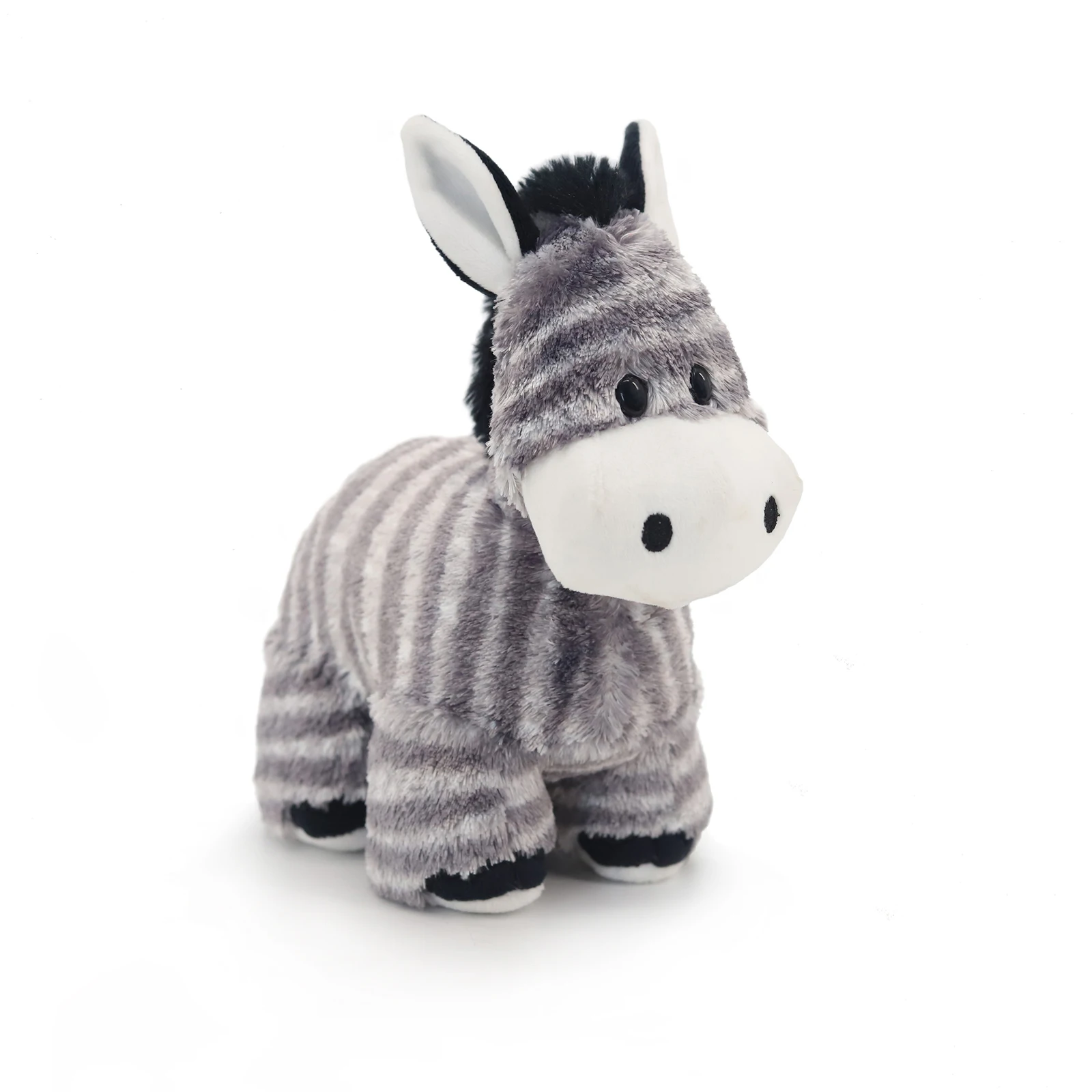 Echtes Leben Stehendes Zebra Stofftier Plüschtier Simulation Zebra Puppe Fotografie Requisiten Weihnachten Geburtstagsgeschenke für Kinder