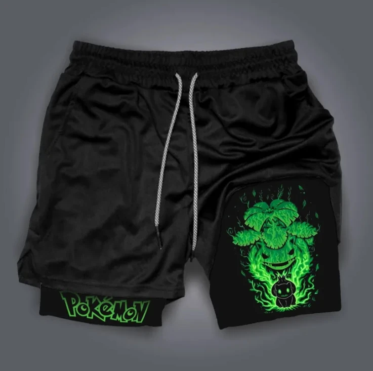 pokemon-masculino-dos-desenhos-animados-pokemon-impresso-shorts-streetwear-verao-respiravel-esportes-2-em-1-shorts