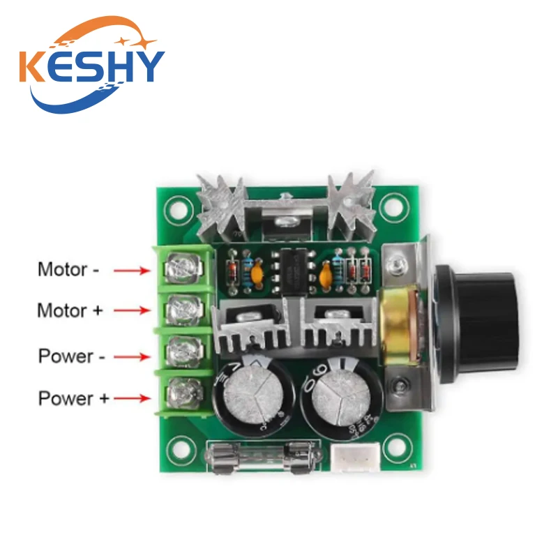 DC 12-40V 12V-40V 10A PWM Motor Speed Control Switch Controller Volt Regulator Dimmer