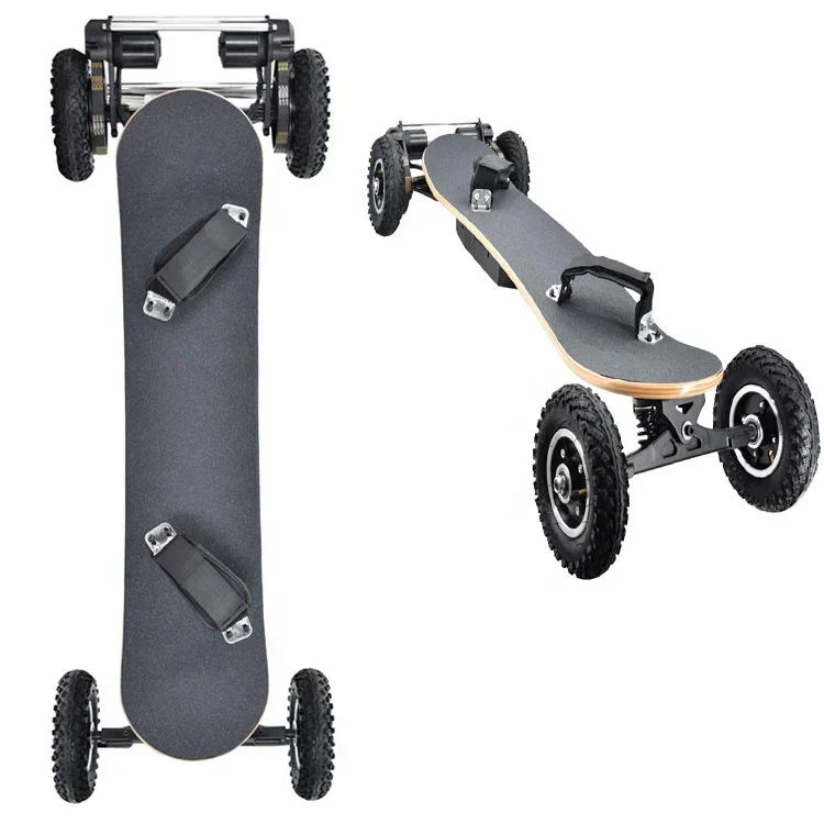 shenzhen terrain dual motor kit belt drive fast all terrain electric skateboard