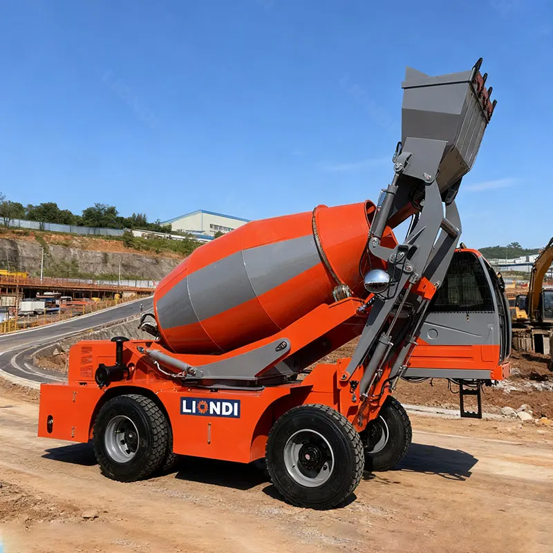 

YG Customized Multi Functional Flat Mouth Self Loading Concrete Mixers Self Loading Concrete Mixer Truck