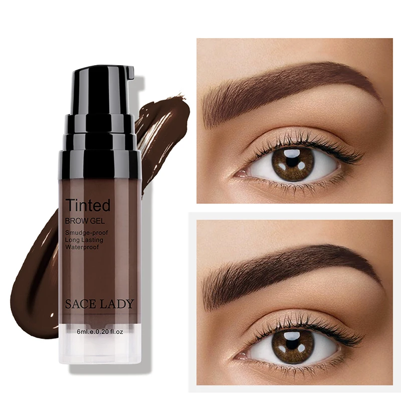 1pcs 10ml Peel Off Eye Makeup Permanent Eye Brow Tattoo Tint Long-lasting Waterproof Dye Eyebrow Gel Cream Make Up Cosmetics