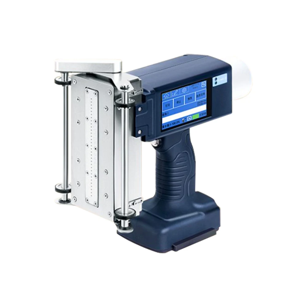 China Custom Made Pulsed Or Continuous Lasertype Desktop Static Fiber Laser Marking Machine