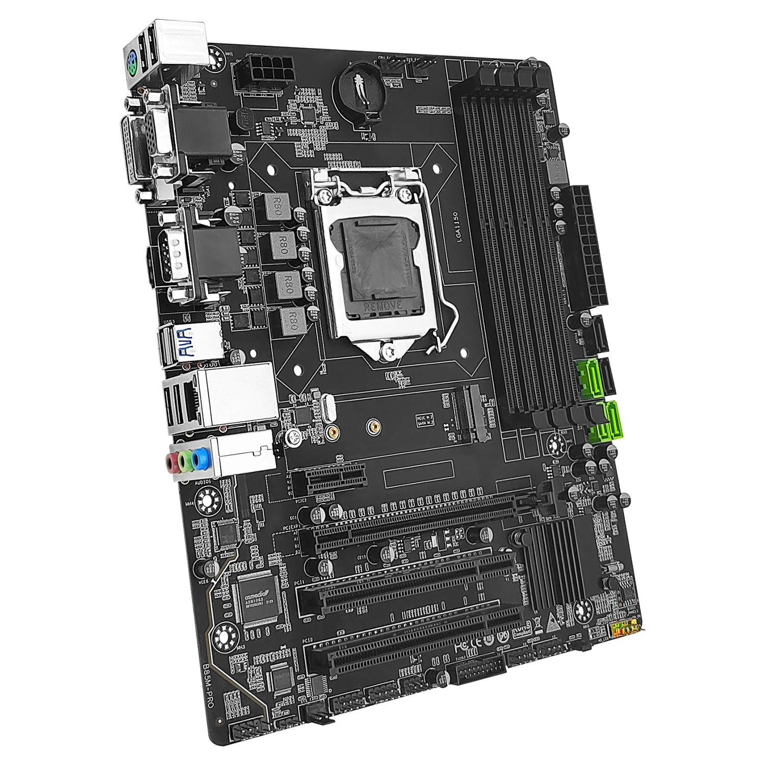 MACHINIST-B85M-PRO Motherboard, LGA 1150, Suporte CPU, Intel Pentium Core, Processador Xeon, Desktop Memória RAM DDR3, VGA, HDMI, SATA, M.2