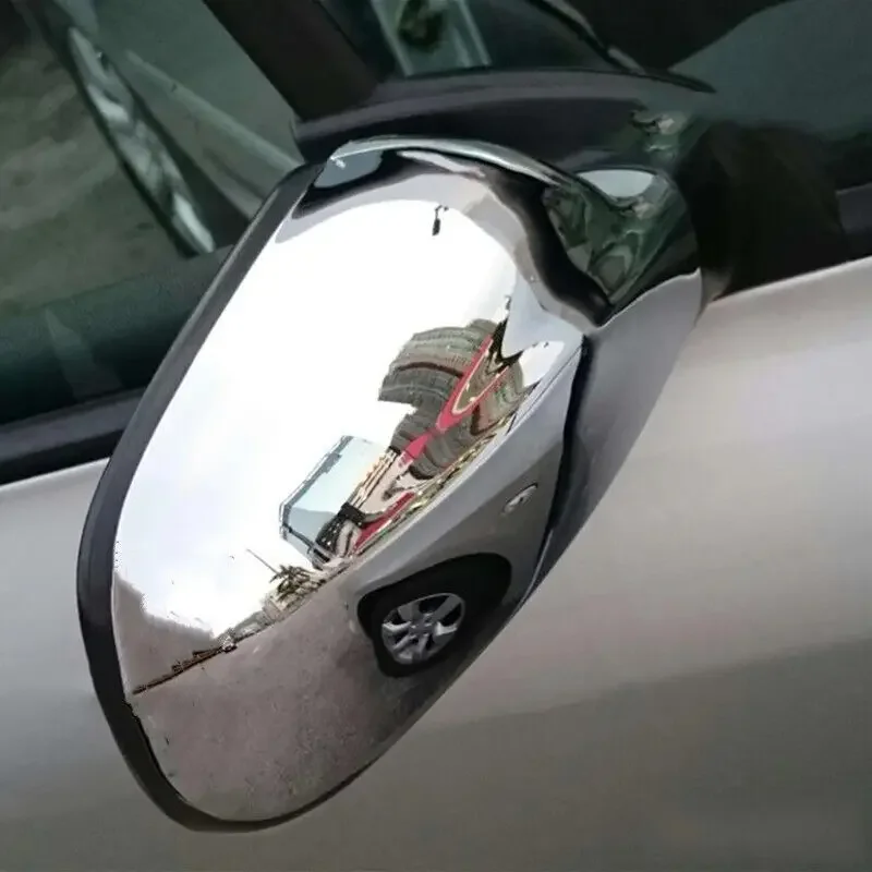 Car Rearview Side Mirror Cover For Peugeot 307 CC SW 407 2004-2012 Wing Cap Exterior Sticker Door Rear View Case Trim Carbon