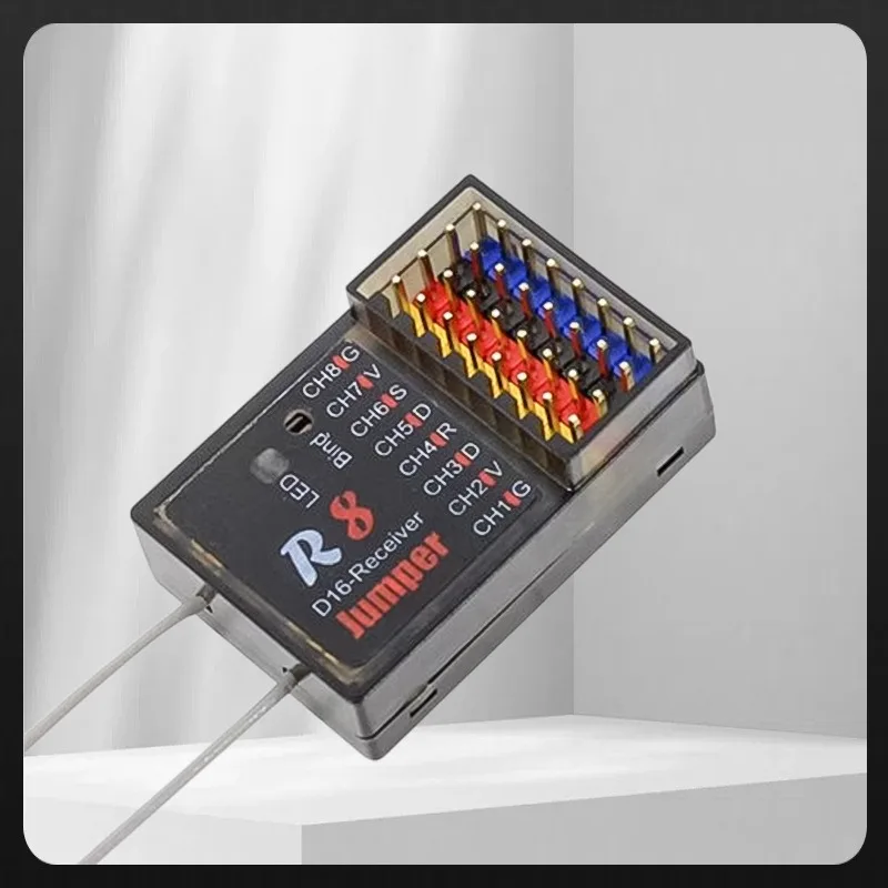 Jumper R8 Receiver 16CH Sbus Compatible Frsky D16 D8 Jumper T16 T12 Mode Radio OpenTX for PIX PX4 Flight Control RC Drone