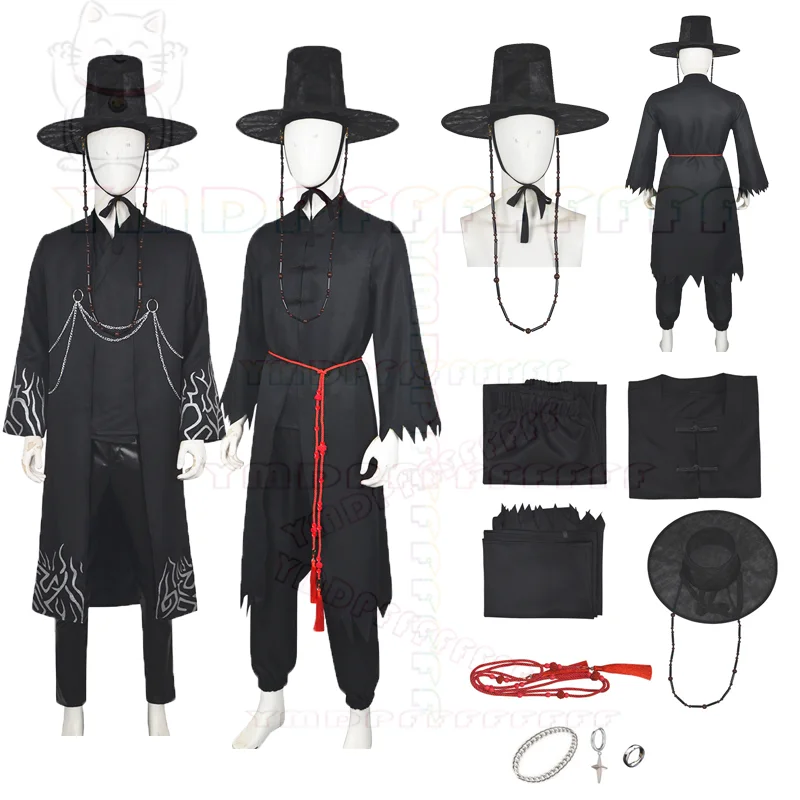 

Аниме Baby Hunter Fantasia Songboard, костюм для косплея, черное пальто, брюки, браслет, несколько вариантов, новинка