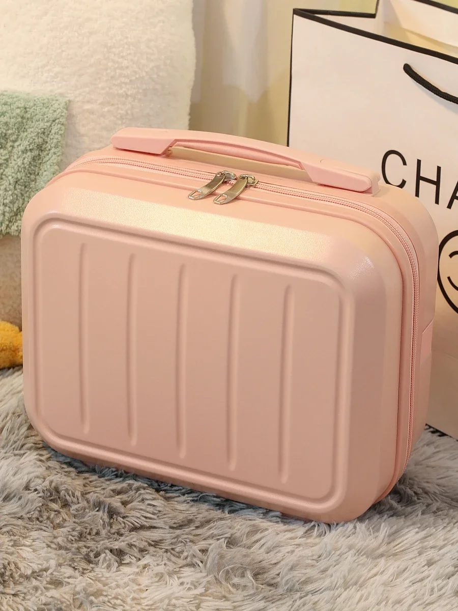 Small fresh suitcase female durable student storage waterproof cosmetic case small and light.