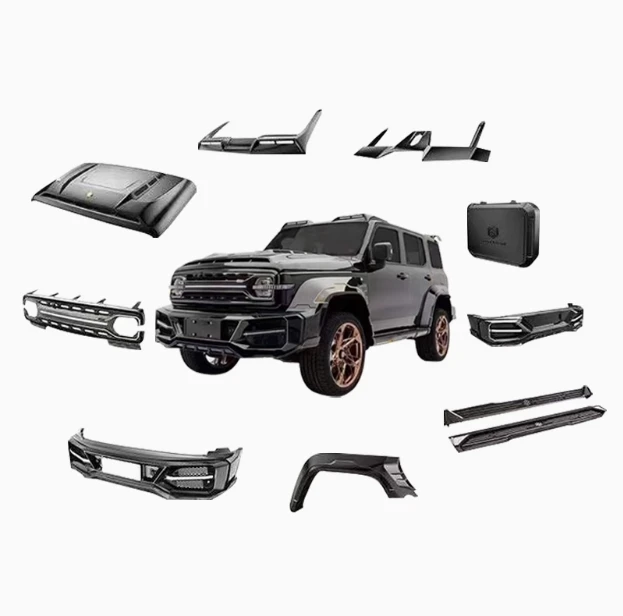 

Высококачественный комплект кузова для TANK 300 Upgrade Shadow Style, автозапчасти, автомобильные бамперы, спойлер, капот, боковые юбки, материал PP, Лидер продаж