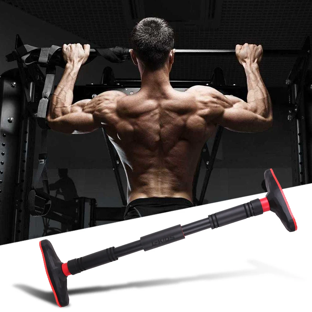 Doorway Pull Up Bar Strength Training Pull Up Bar Adjustable Length Upper Body Fitness Workout Bar Horizontal Bar for Home Gym