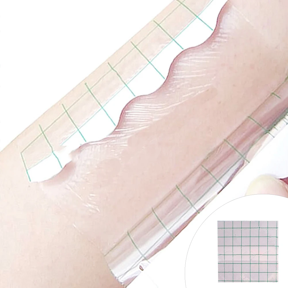 

Transparent Waterproof Dressing Adhesive Wound Cover Tape H Palette Makeup PU Lightweight Durable Breathing Bathing Summer