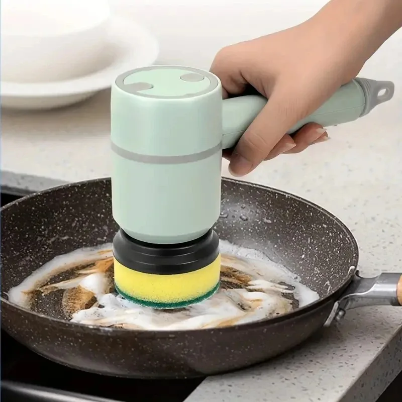 Limpiador giratorio eléctrico Xiaomi, cepillo de limpieza eléctrico 3 en 1, limpiador de cocina de mano, depurador giratorio inalámbrico, nuevo