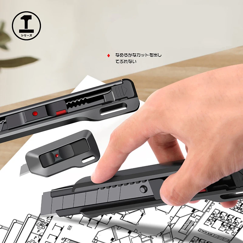 Portable Utility knives, 9mm/18mm Auto-Lock Snap-Off Pocket Knife, Mini Cutting Tools нож Package Opener Box Paper Carton Cutter