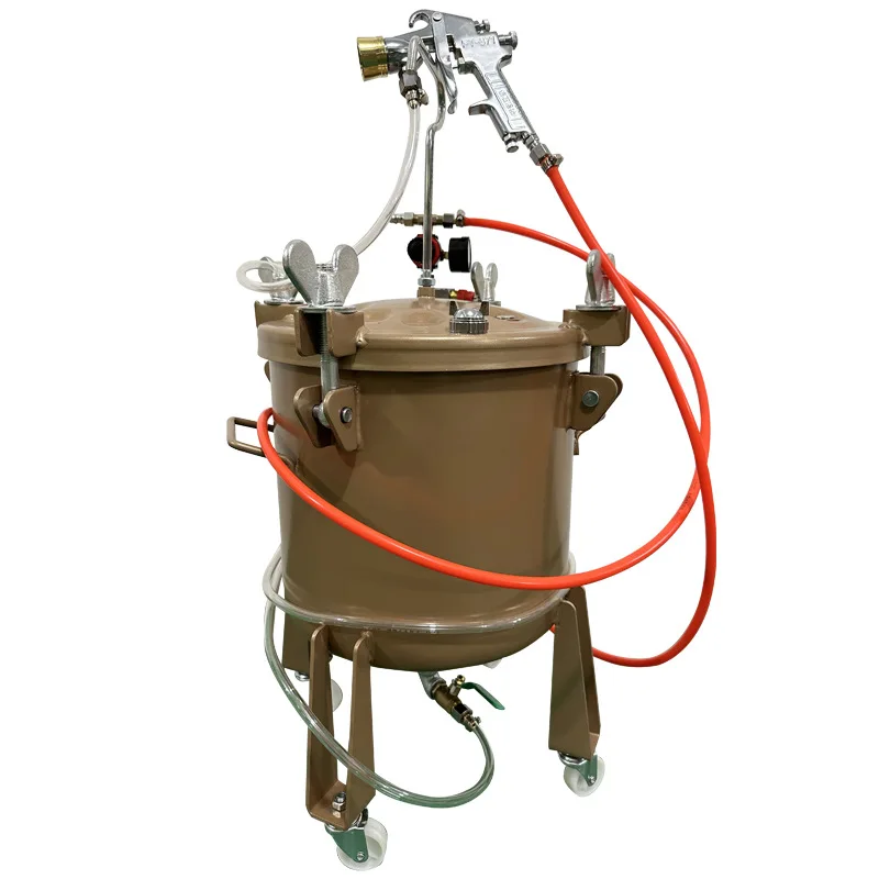 

20 liters of water in water Colorful spray gun Pressure bucket 20L exterior wall imitation stone paint spray gun 4.0 large