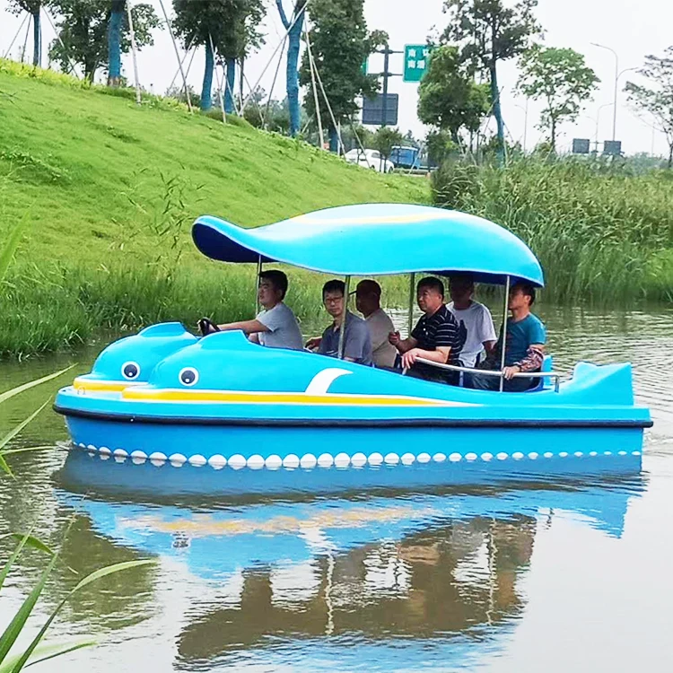 Water play equipment electric speed boat rowing boats water pedal boat price