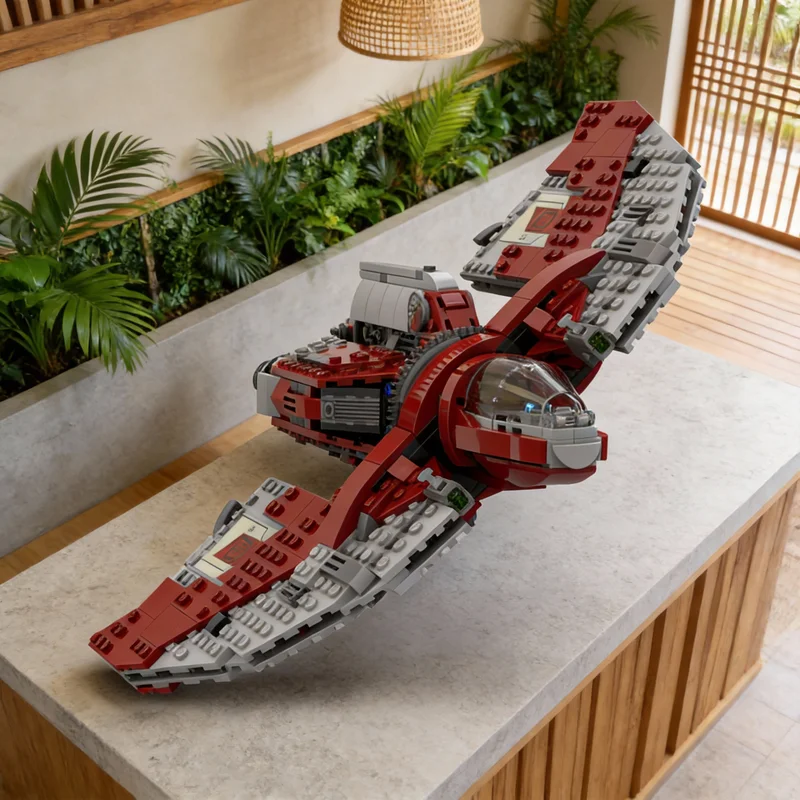 675pcs MOC Ahsoka Tano S T 6 Modification Star Battle Model Building Blocks Room Accessories, Home Decor Surprise Gift For Kids