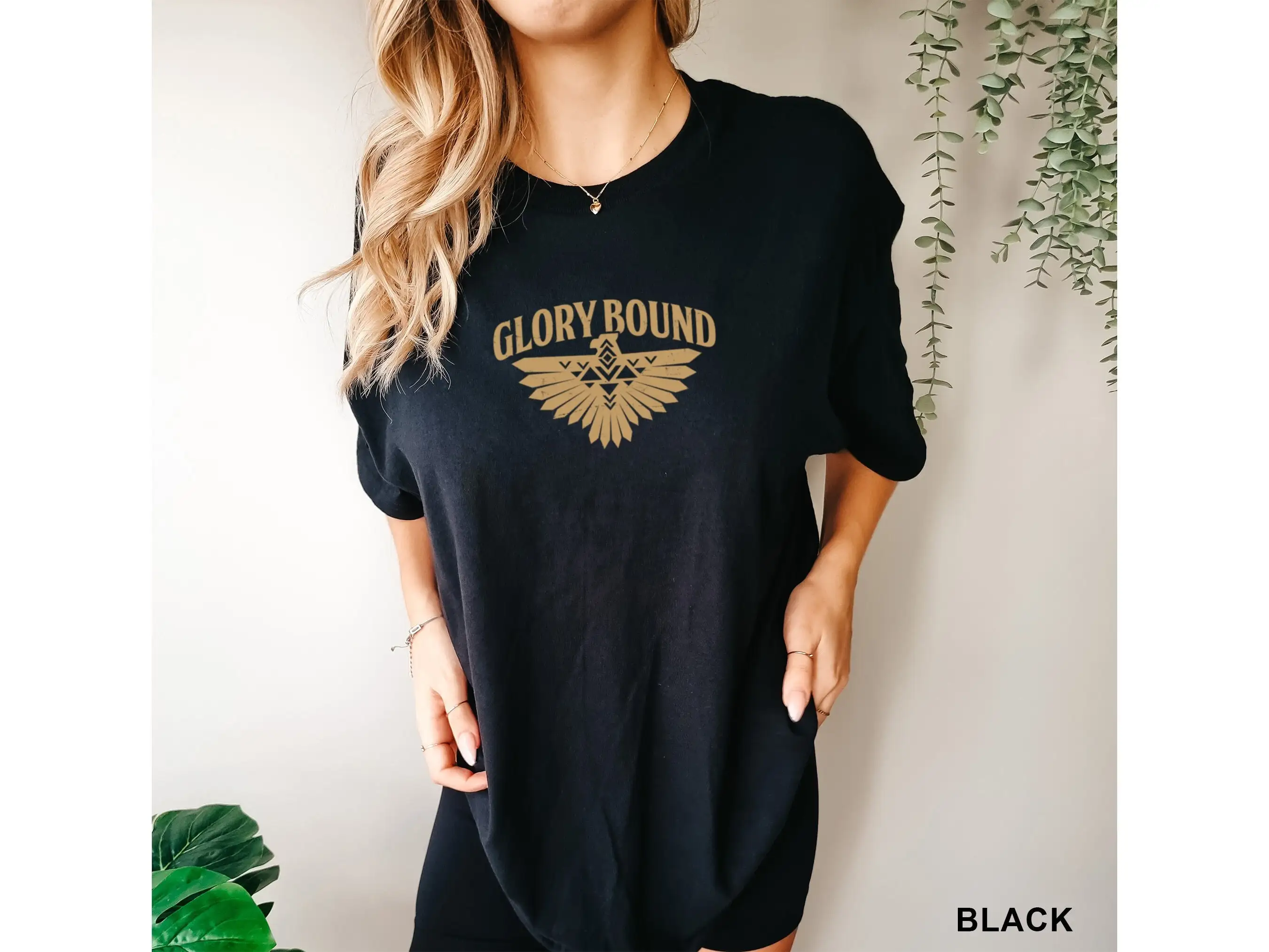 Christian Bible Verse Graphic Shirt Glory Bound Religious Gift For Mom Sister Jesus Tee Comfort Colors Garment Dyed T