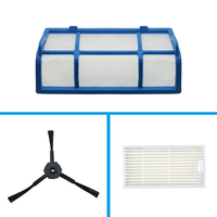 Replacement Parts For ILIFE V5s Pro, V5s, V5, V3s Pro, V3s, V3, V50 V55 Robot Vacuum Cleaner, HEPA Filter Side Brush Mop Pads