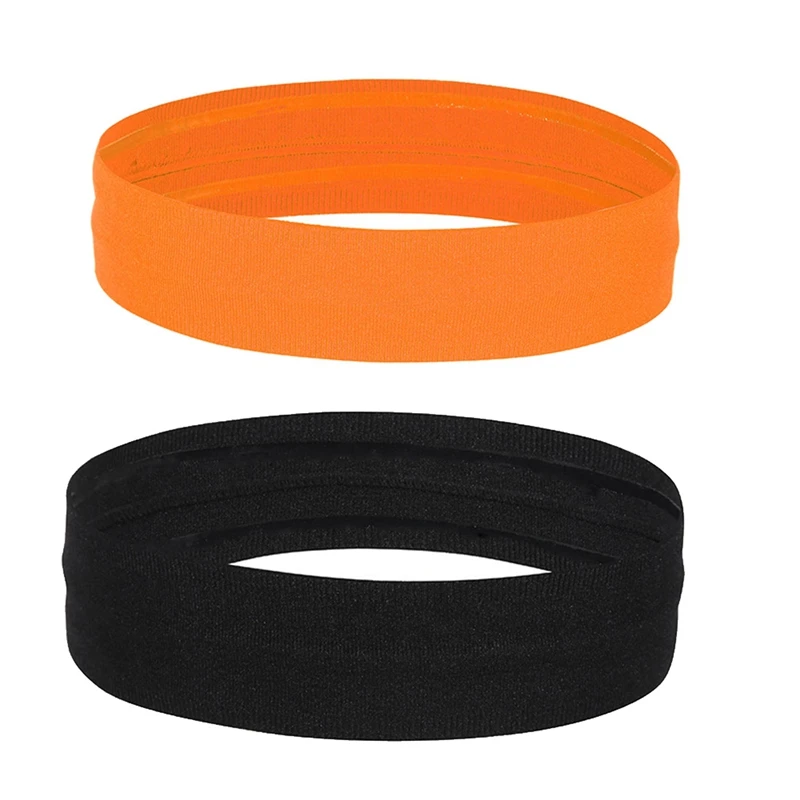 Elastic Hair Bands para Exercício, Corrida, Fitness, Yoga, Sweatband Style 2, 5pcs