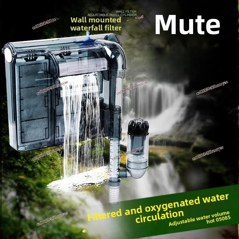 

wall-mounted water purification circulation three-in-one fish tank filtration and oxygen generation integrated machine