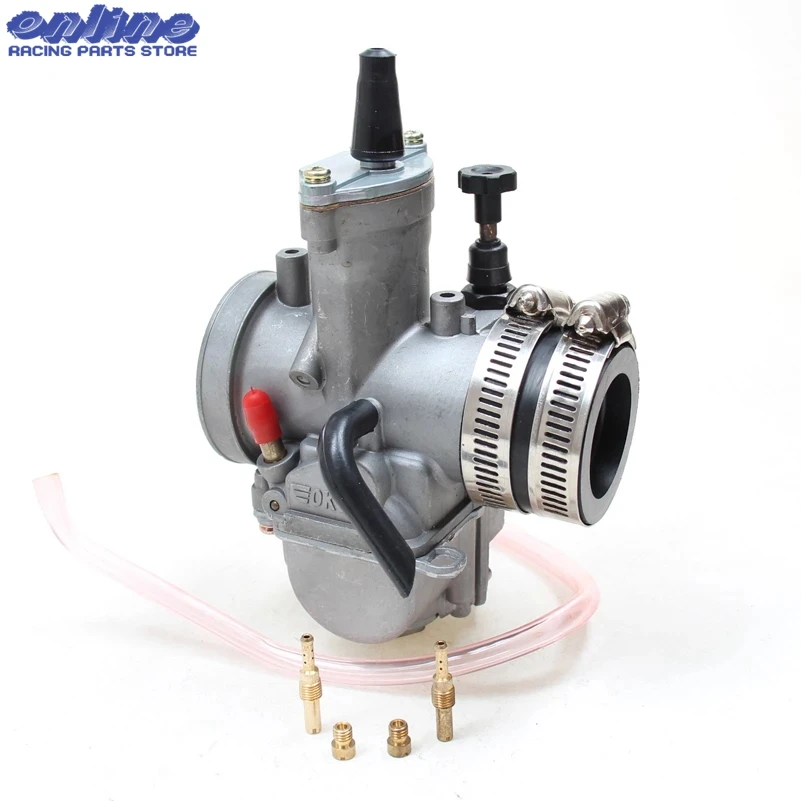 For OKO Dirt Bike ATV DIO JOG 2T 4T Motorcycle Carburetor PWK 21 24 26 28 30 32 34mm Carburetor With Power Jet Carb Accessories