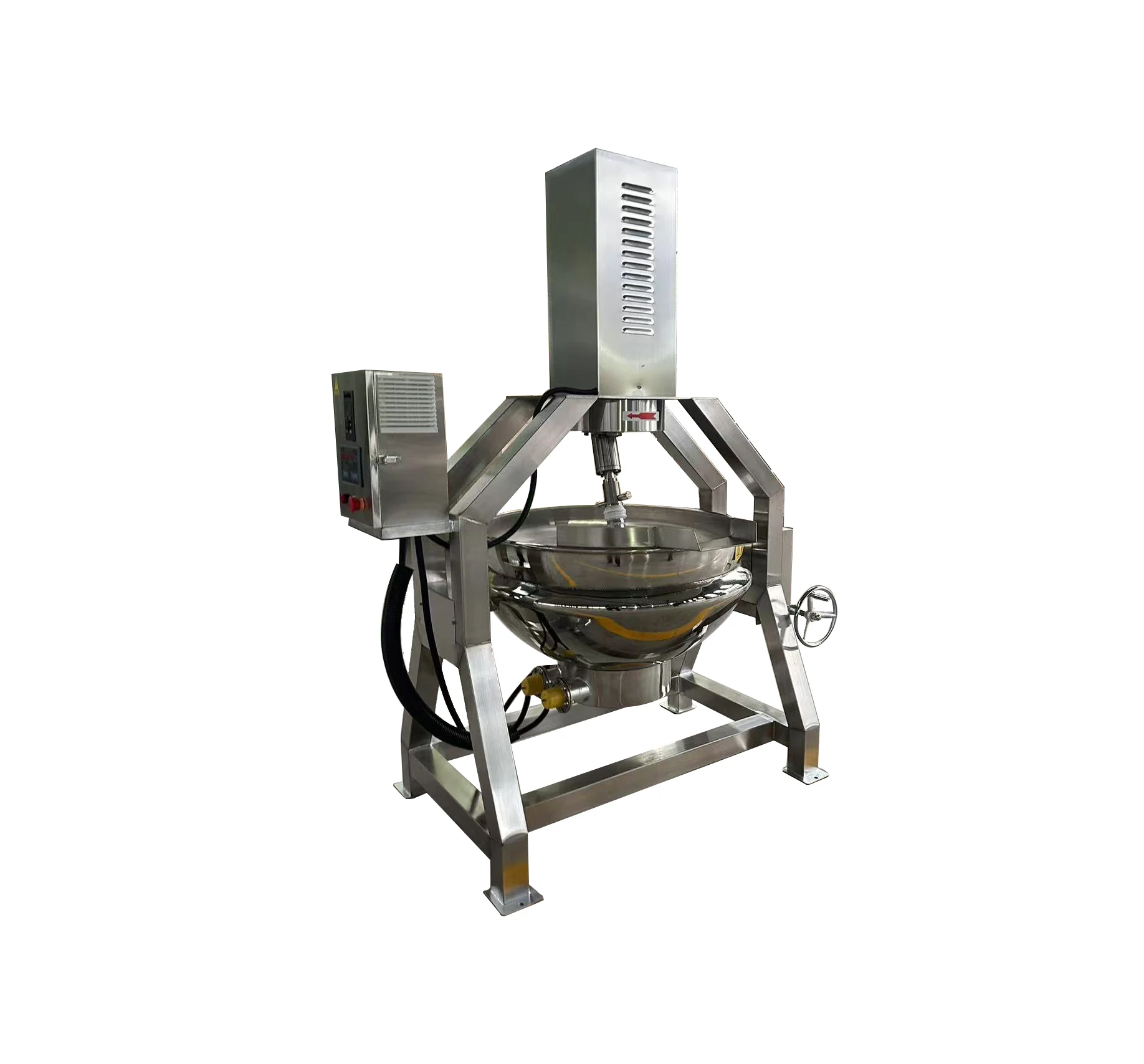 100L SemiAutomatic Planetary Mixed Sandwich Cooking Utensils, New Stainless Steel Stir Fry Pans For Meat In Restaurants