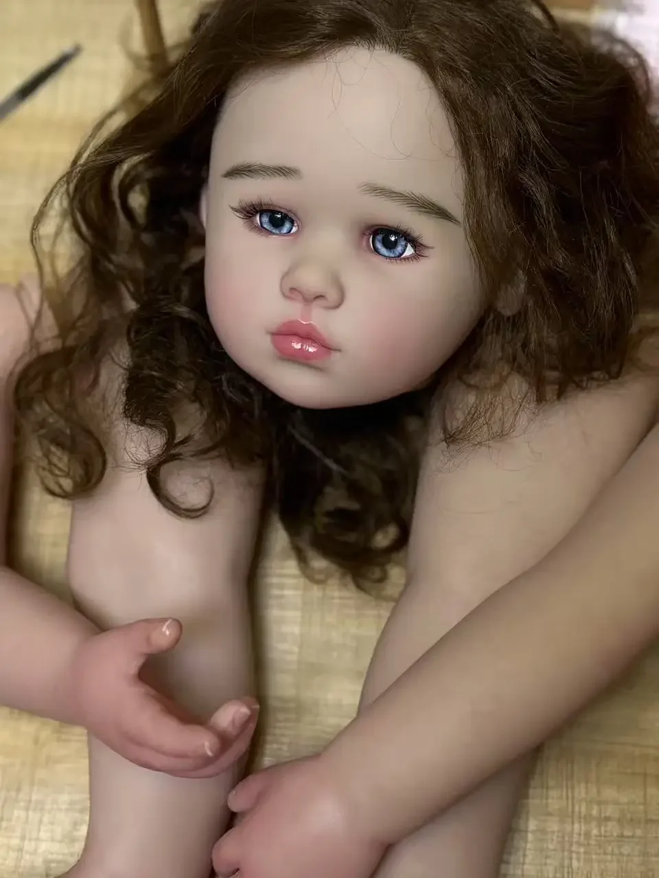 DLS カスタマイズされた限定供給 32 インチリボーンベビールイーザ手根毛 DIY パーツ塗装キット布ボディ