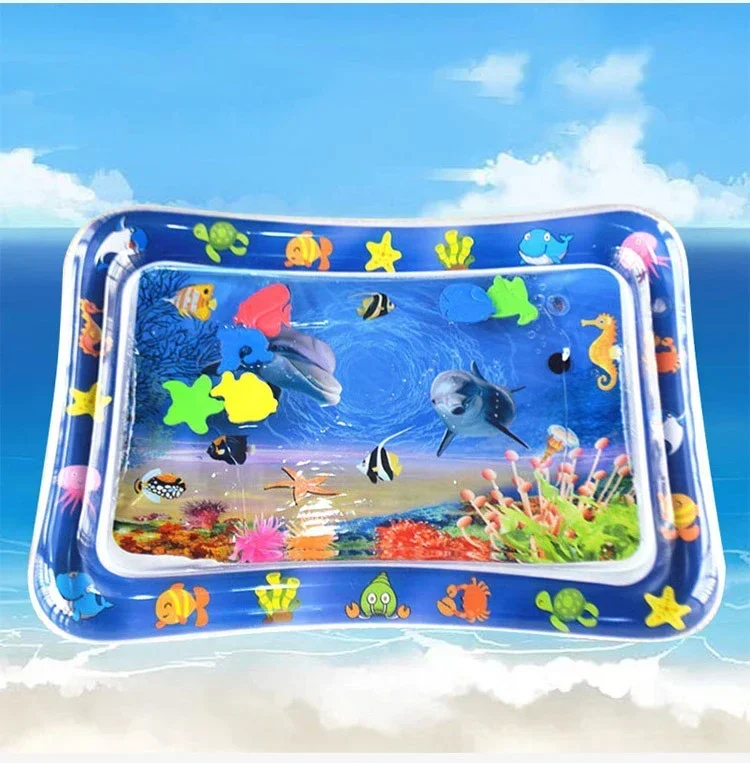Baby Water Speelkleed Opblaasbaar Kussen PVC Baby Tummy Time Peuter Waterkussen voor Kinderen Vroeg Onderwijs Ontwikkelen Activiteit Speelgoed
