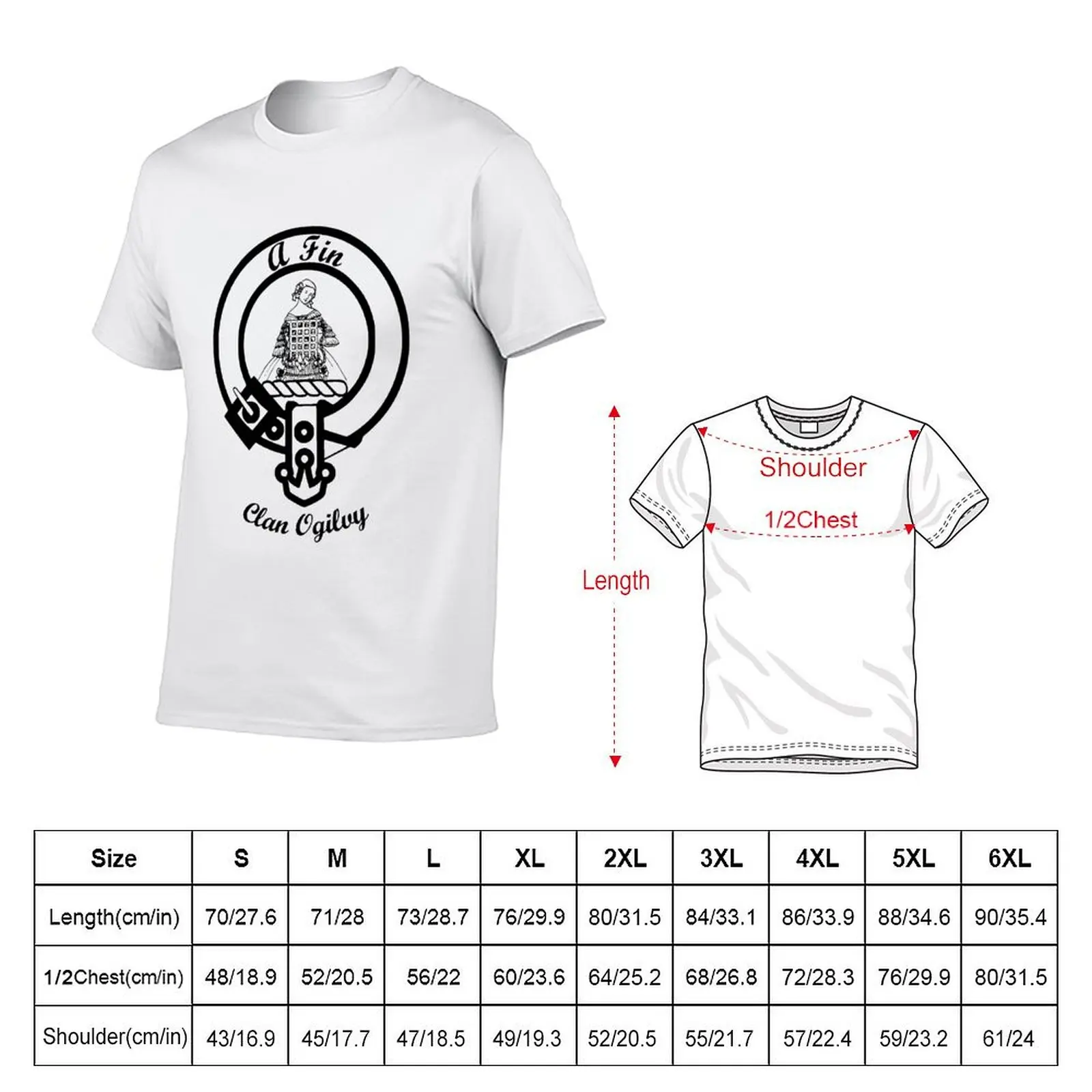 Ogilvy Scottish Clan Surname T-Shirt Trend Art Print T-Shirt