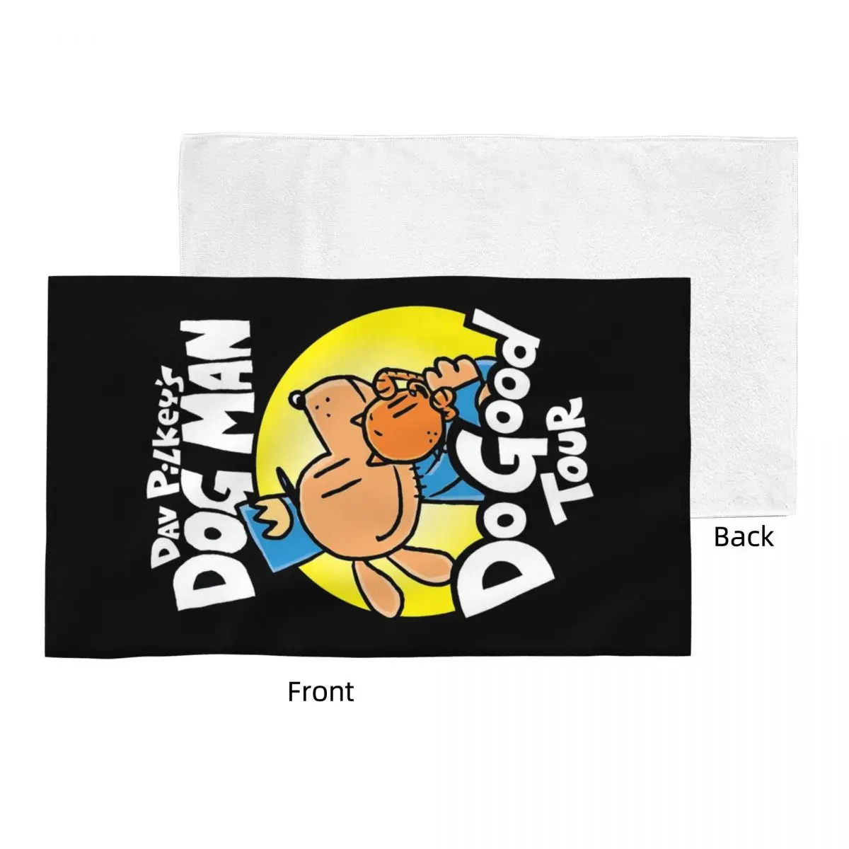 Custom Dog Man Do Good Tour Soft Face Towel Quick Dry Pool Bath Cotton Towels Absorbent Quick