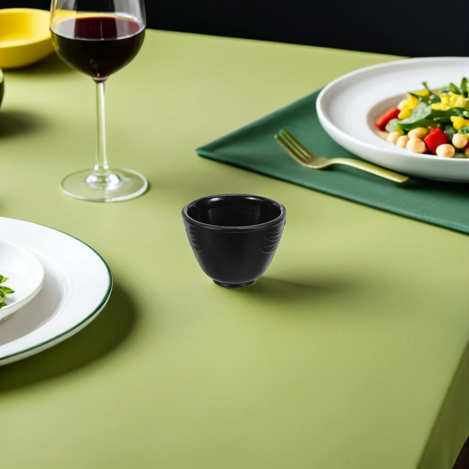 

80Ml Japanese Cast Iron Cup Black Retro Chinese Kung Fu Tea Cups For Home Office Use Vintage Drinkware Kitchen Barware