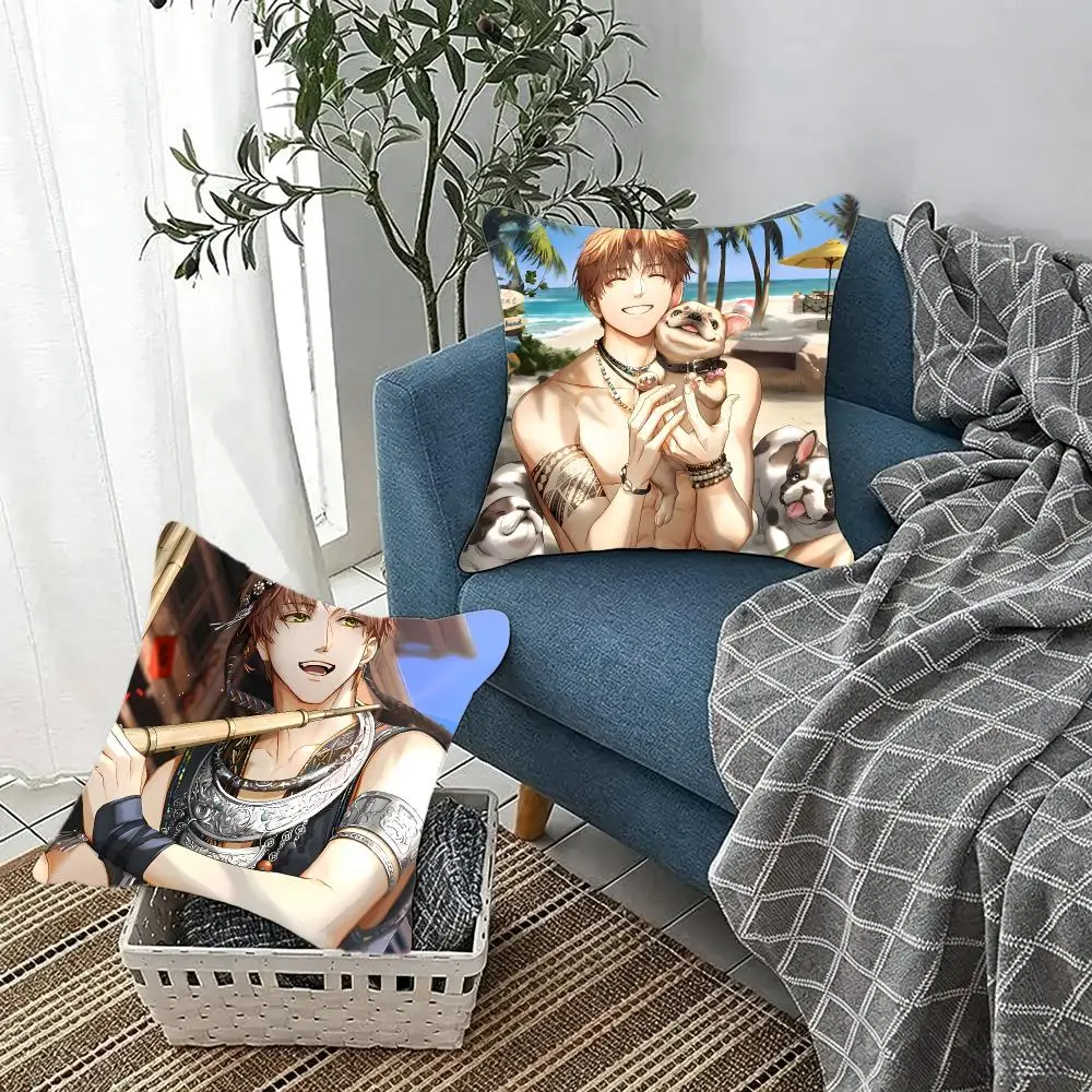 Sunny Energetic L-Light And Night Jesse Cushion Cover Fluffy velvet Nordic style plush Living room sofa decorative