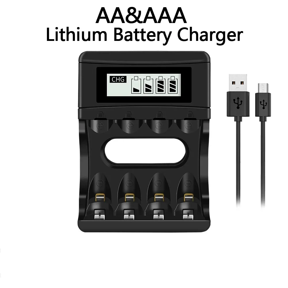AA Battery 1.5V Li-ion AA Rechargeable Battery 3400mAh AA Lithium-ion Battery for remote control mouse small fan Electric toy
