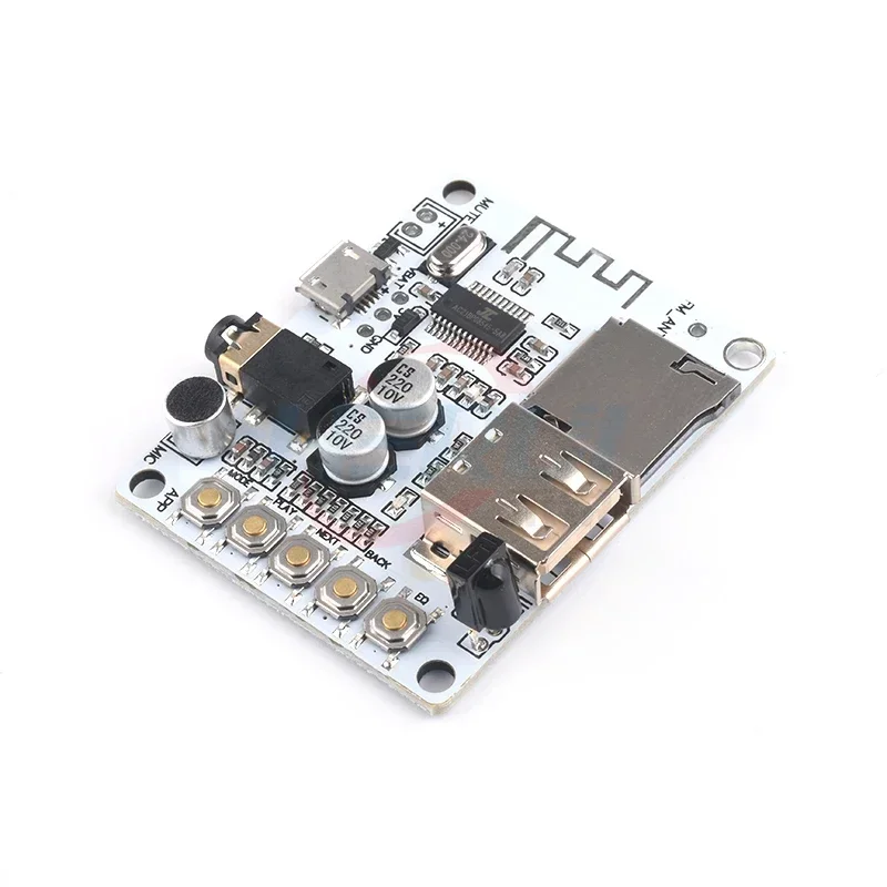 Modulo ricevitore audio Bluetooth wireless Riproduzione decodificata con uscita frontale della scheda USB TF