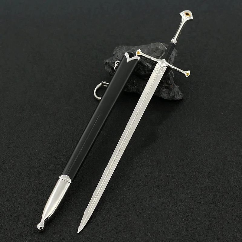 1PCS Movie game zinc alloy Holy Sword Knight Greatsword  model knife Crafts ornament Small gifts Collectibles  22CM