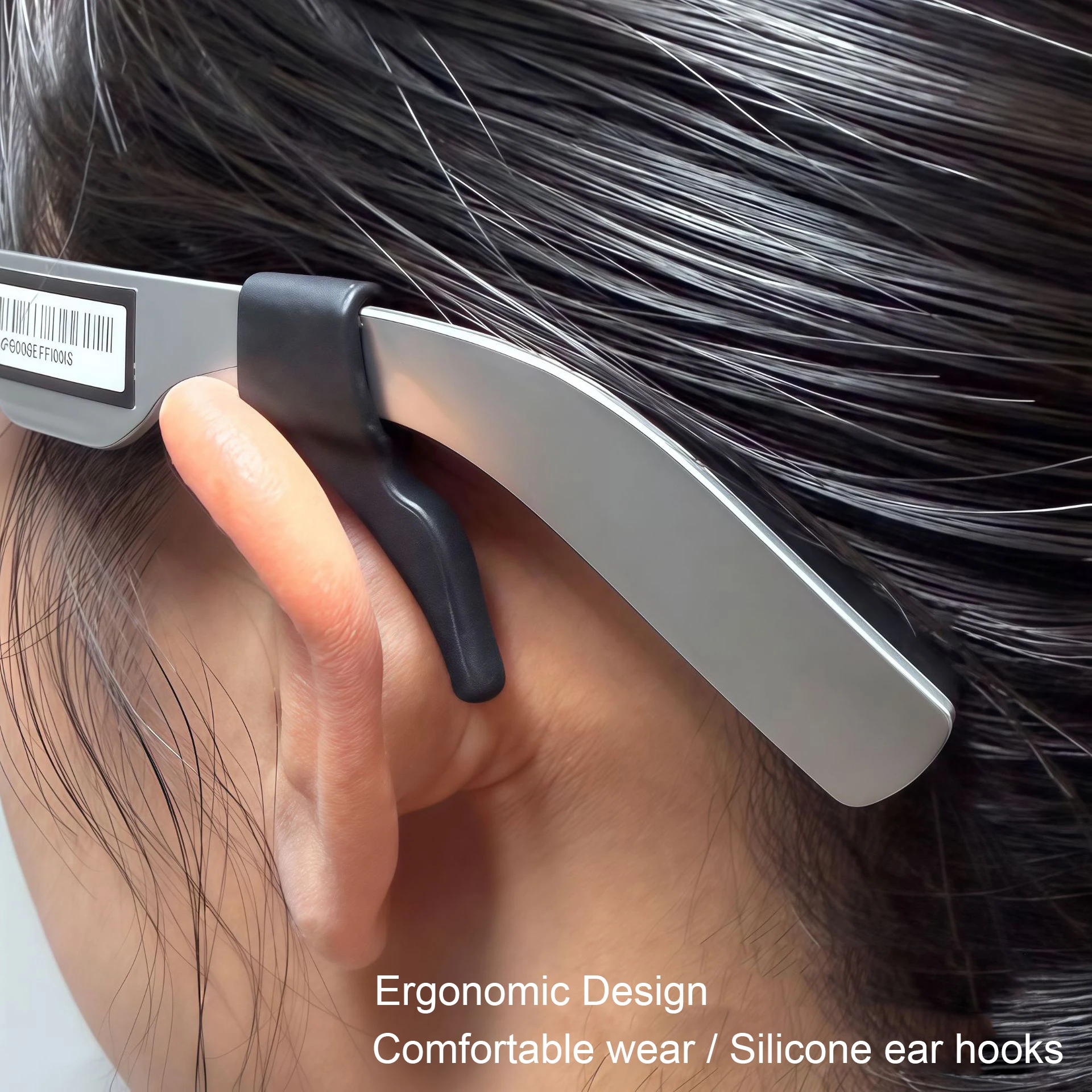 

Silicone Ear Grip AI Glasses Eyeglasses Leg Ear Hook Stopper Bracket Fastener Temple Tip Eyewear Holder