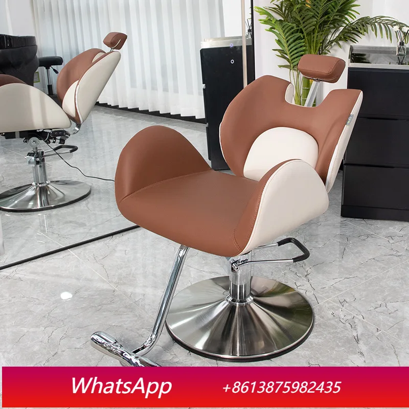 

LTT lift shaving hair salon stool barber shop reclining chair can be reclined