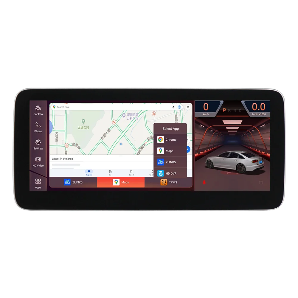 

ID8 Snapdragon 680 Screen Car-play Auto BT 5.0 For Benz A GLA CLA Class W176 2013-2018 WIFI Car GPS Navigation