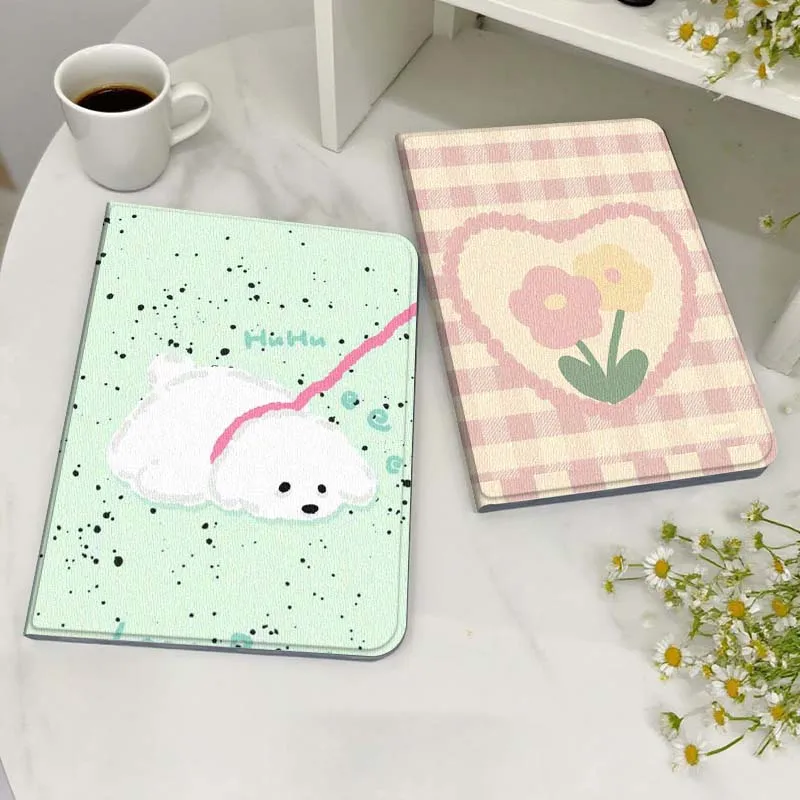 

Cartoon Heart Flower Pattern Gift Tablet Case For Samsung Galaxy Tab S7 S8 S9 S10 FE Lite