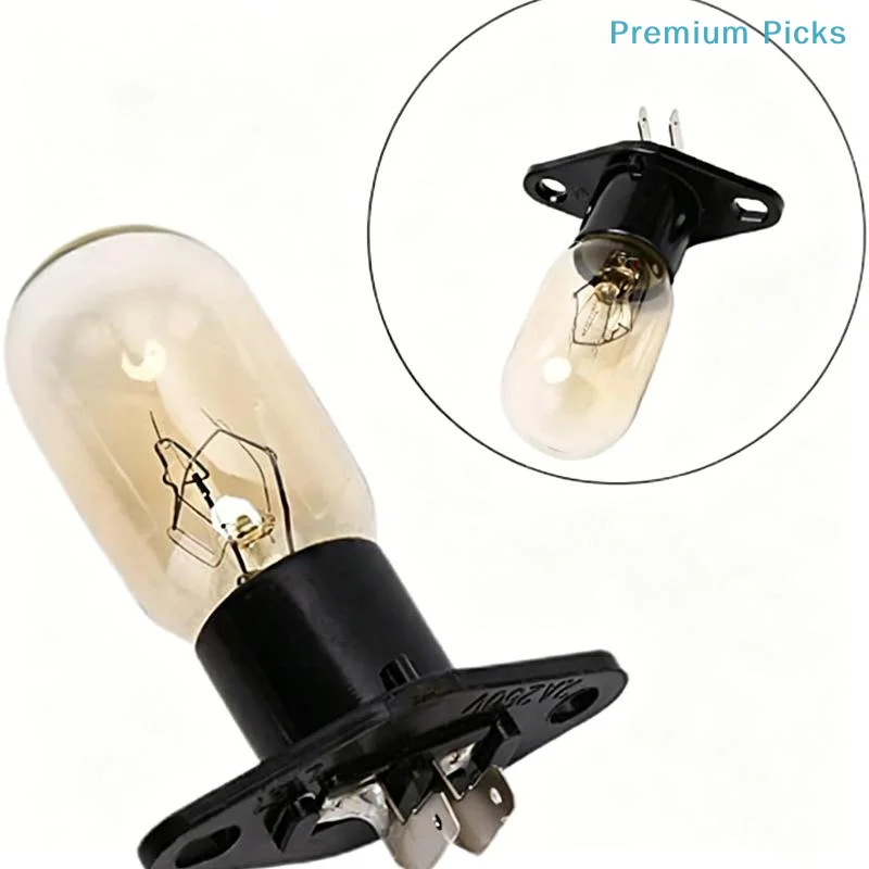 portableMicrowave Oven Light Bulb 230V 20W 48mm Plug High Heat Resistance For Home Microwave Replacement