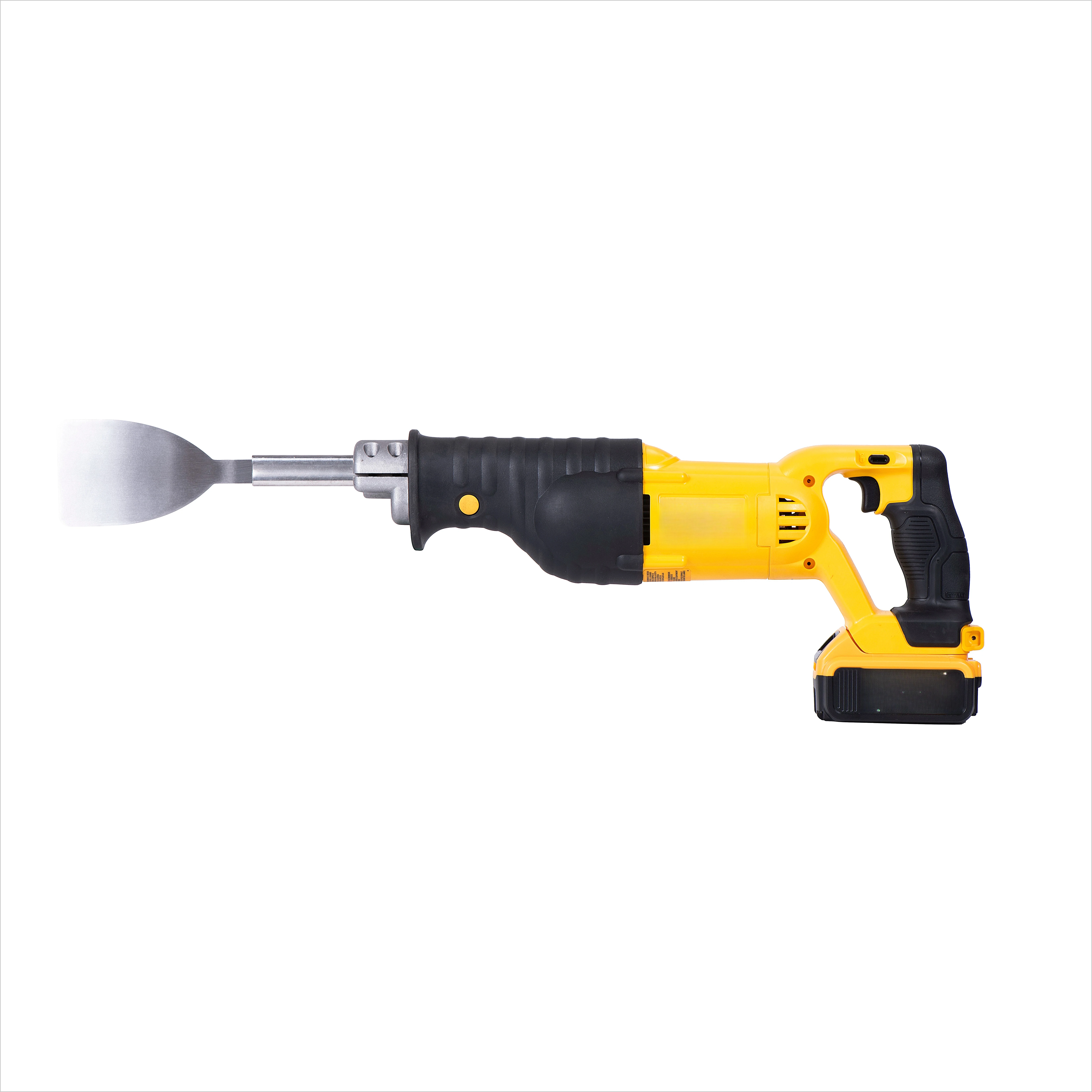 Automobile glass removal electric chisel for windshield repair