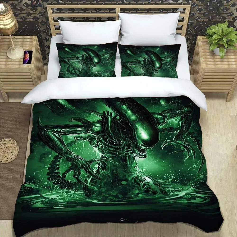 

Alien Print Bedding Sets Exquisite Bed Supplies Set Duvet Cover Bed Comforter Set Bedding Set Luxury Birthday Gift